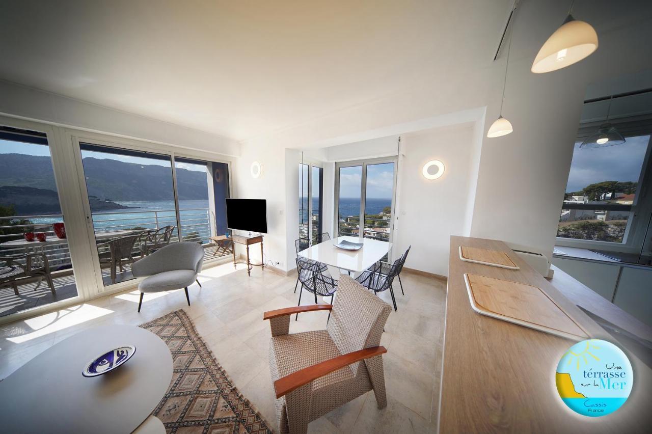 Une Terrasse Sur La Mer 3 Pers 2 Chambres Vue Mer Cassis Kültér fotó